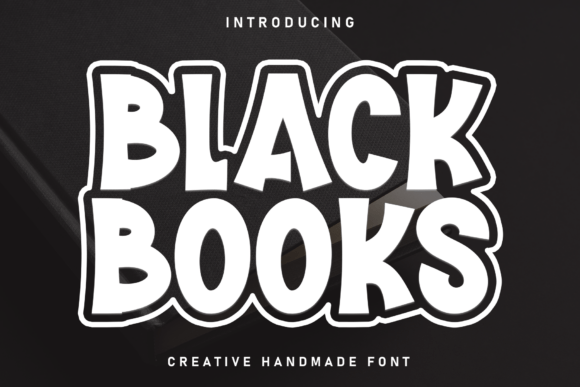 Black Books Font: Bold Display with a Friendly Soul