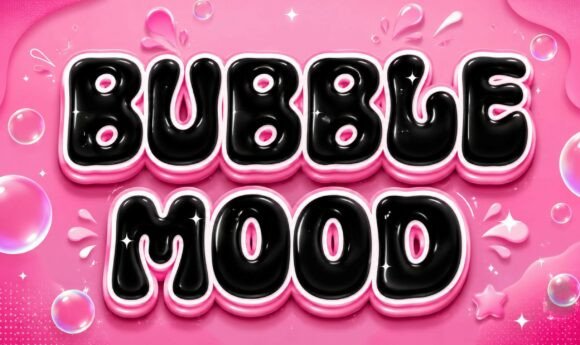 Bubble Mood: The Playful 3D Font for Vibrant Designs