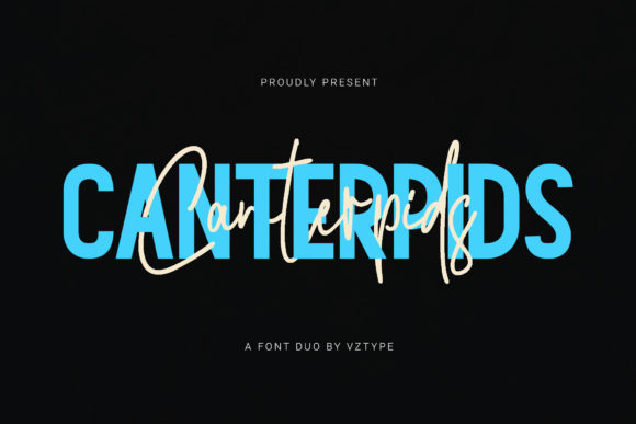 Canterpids Font Duo: A Delicate Blend for Modern Branding