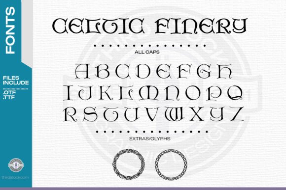 Celtic Finery: A Typeface of Myth and Timeless Craft