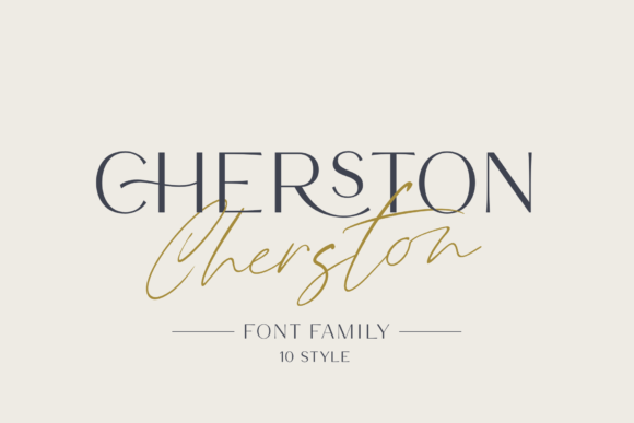 Cherston: A Spectacular Duo Font for Modern Design