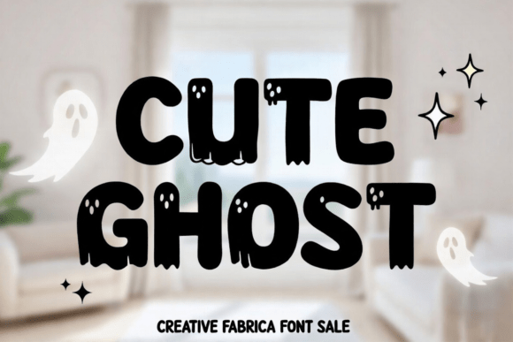 Cute Ghost Font: A Sweetly Spooky Typeface for Autumn Designs