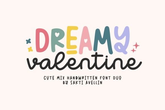Dreamy Valentine Duo: A Whimsical Font Pairing