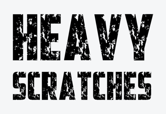 Heavy Scratches: Bold Grunge Typeface for Edgy Designs
