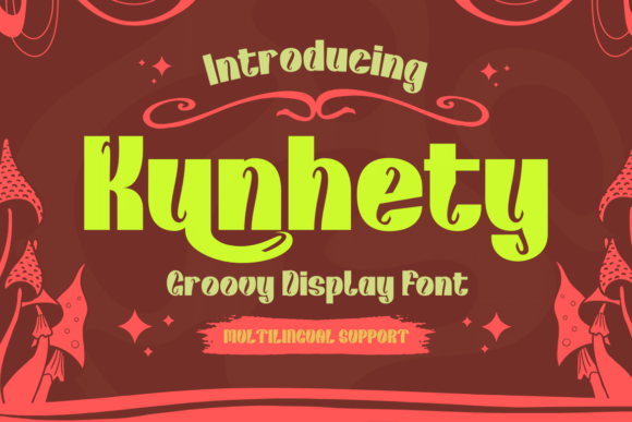 Introducing Kunhety: A Groovy Retro Display Font
