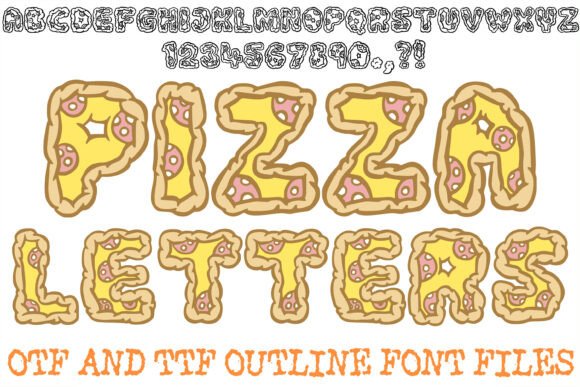Pizza Letters: A Feast for Your Typography