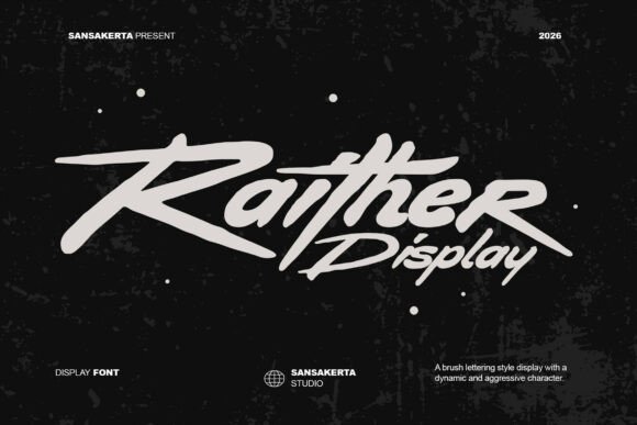 Raither Display: Unleashing Aggressive Typography