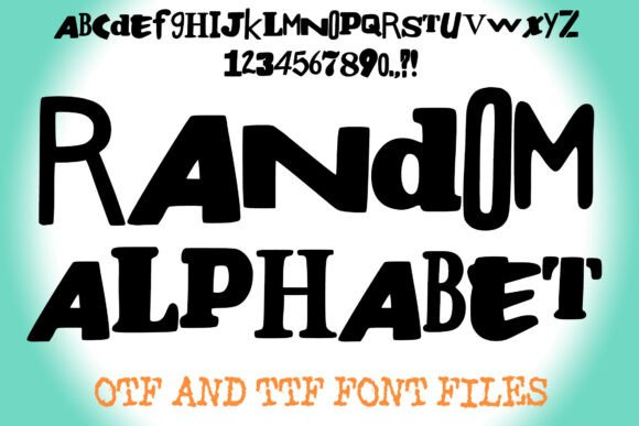 Random Alphabet Font: A Unique and Creative Typeface