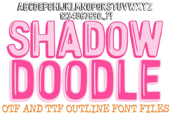 Shadow Doodle Font: Adding Depth to Your Designs
