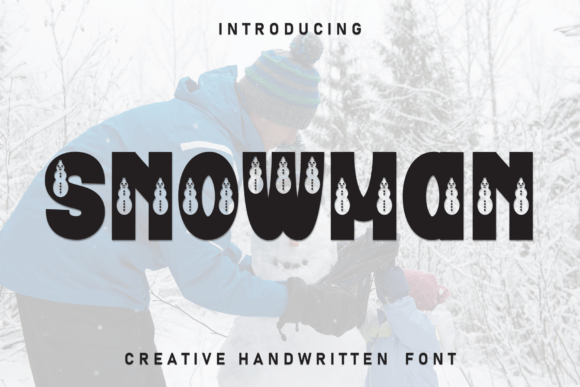 Snowman: A Charming Handwritten Font for Joyful Designs