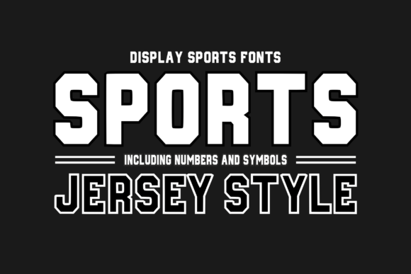 Sportsjerseystyle Regular: The Ultimate Athletic Display Font