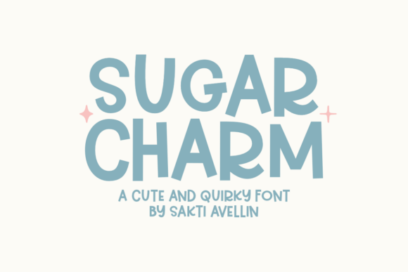Sugar Charm: A Quirky and Delightfully Geometric Display Typeface