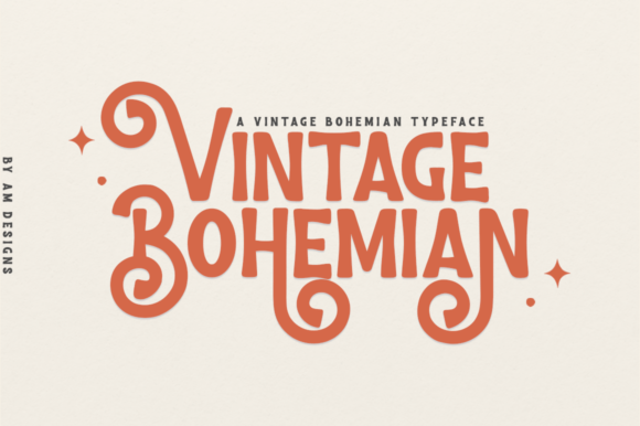 Vintage Bohemian: A Font Full of Creative Energy