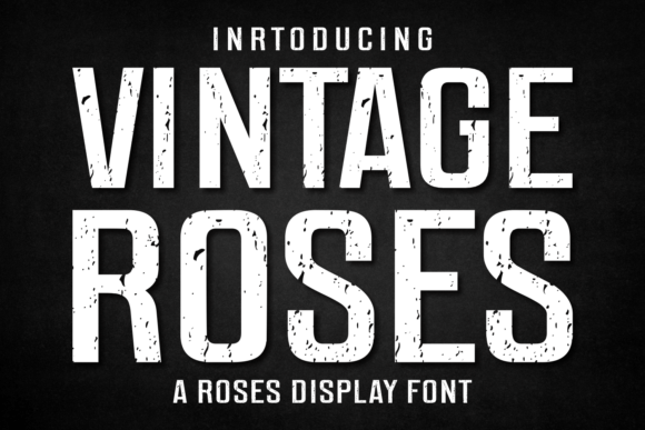 Vintage Roses: A Font for Timeless Design