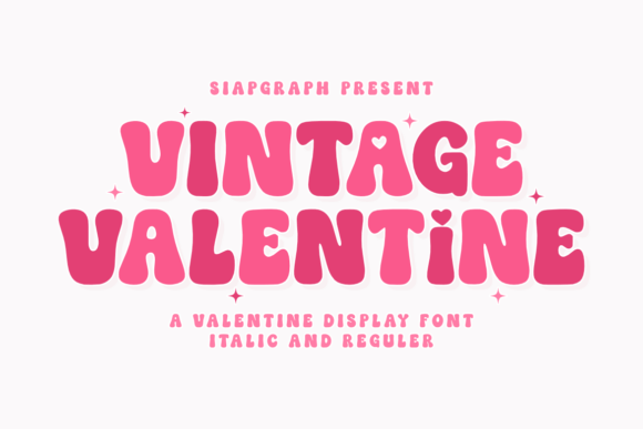 Vintage Valentine: Retro Groovy Font for Sweet Designs