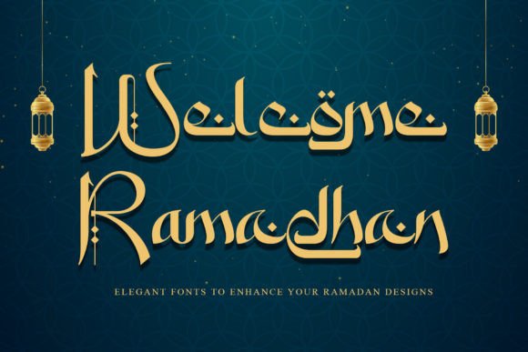 Welcome Ramadhan: A Typeface for Authentic Arabian Elegance